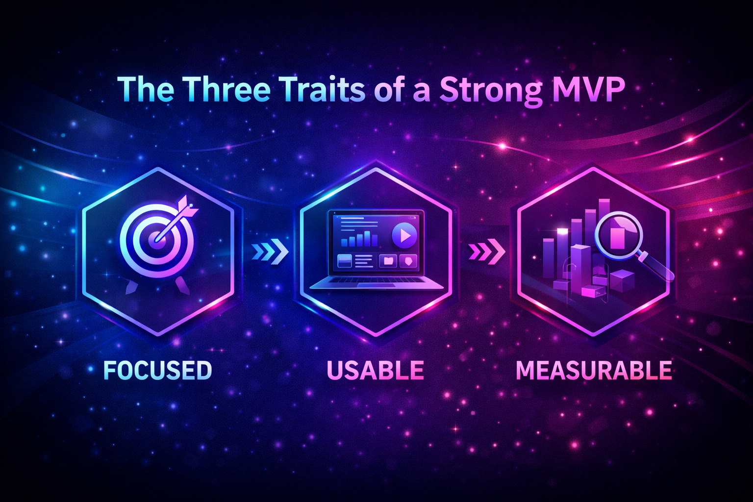 The Three Traits of a Strong MVP - Focused, Usable, and Measurable 